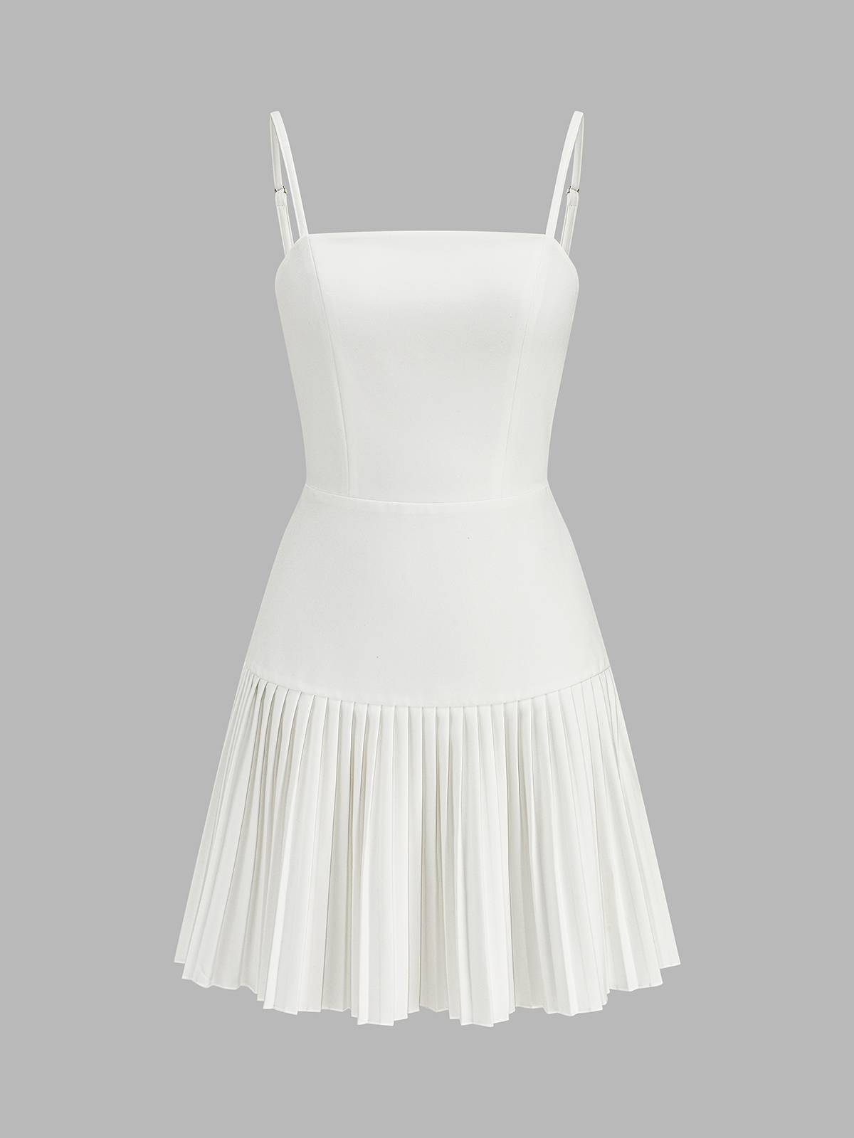 Pleated Cami Mini Dress