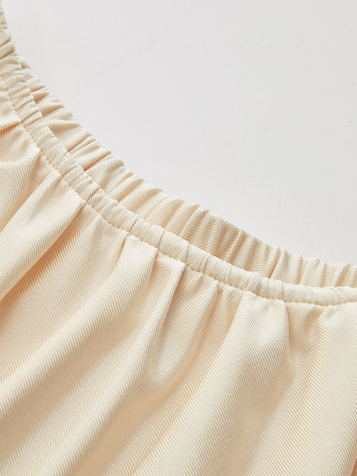 Ensemble Crop Top Cache-cœur sans Manches et Jupe Longue