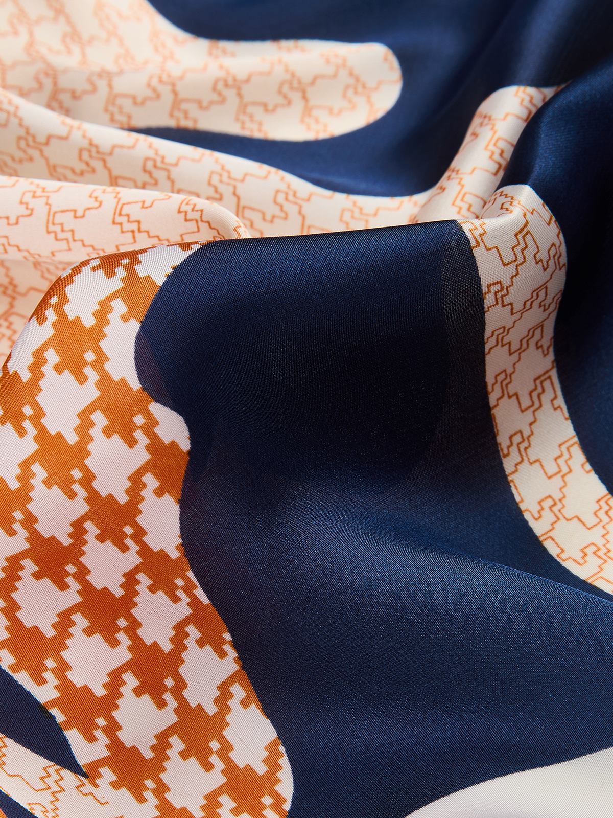 Horse Print Square Scarf