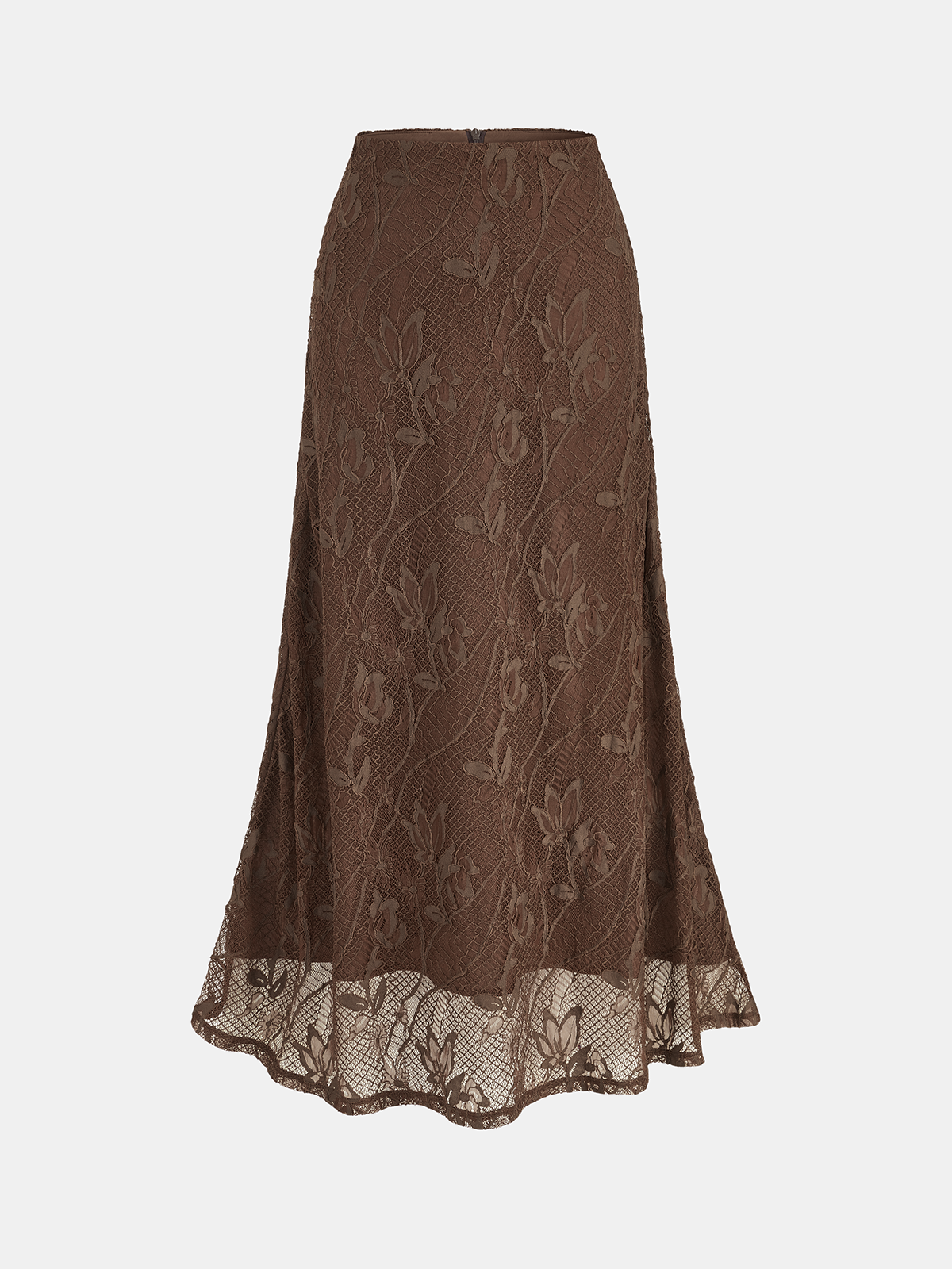 Sleeveless Asymmetric Top & Lace Mermaid Skirt Set