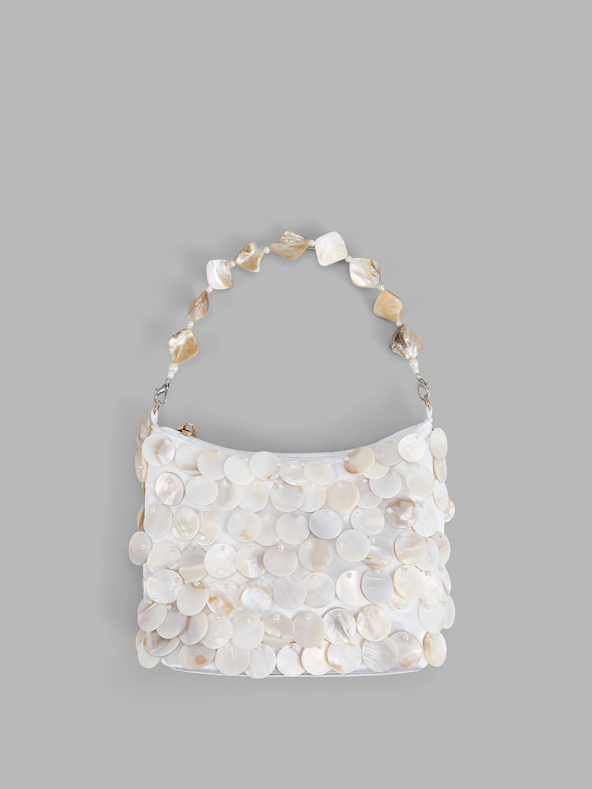 Seashell Embellished Shoulder Bag