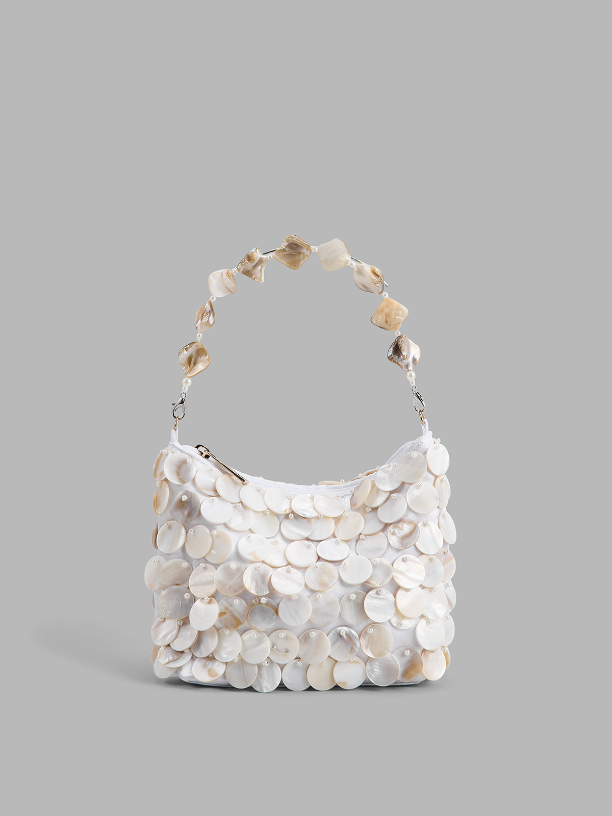Seashell Embellished Shoulder Bag