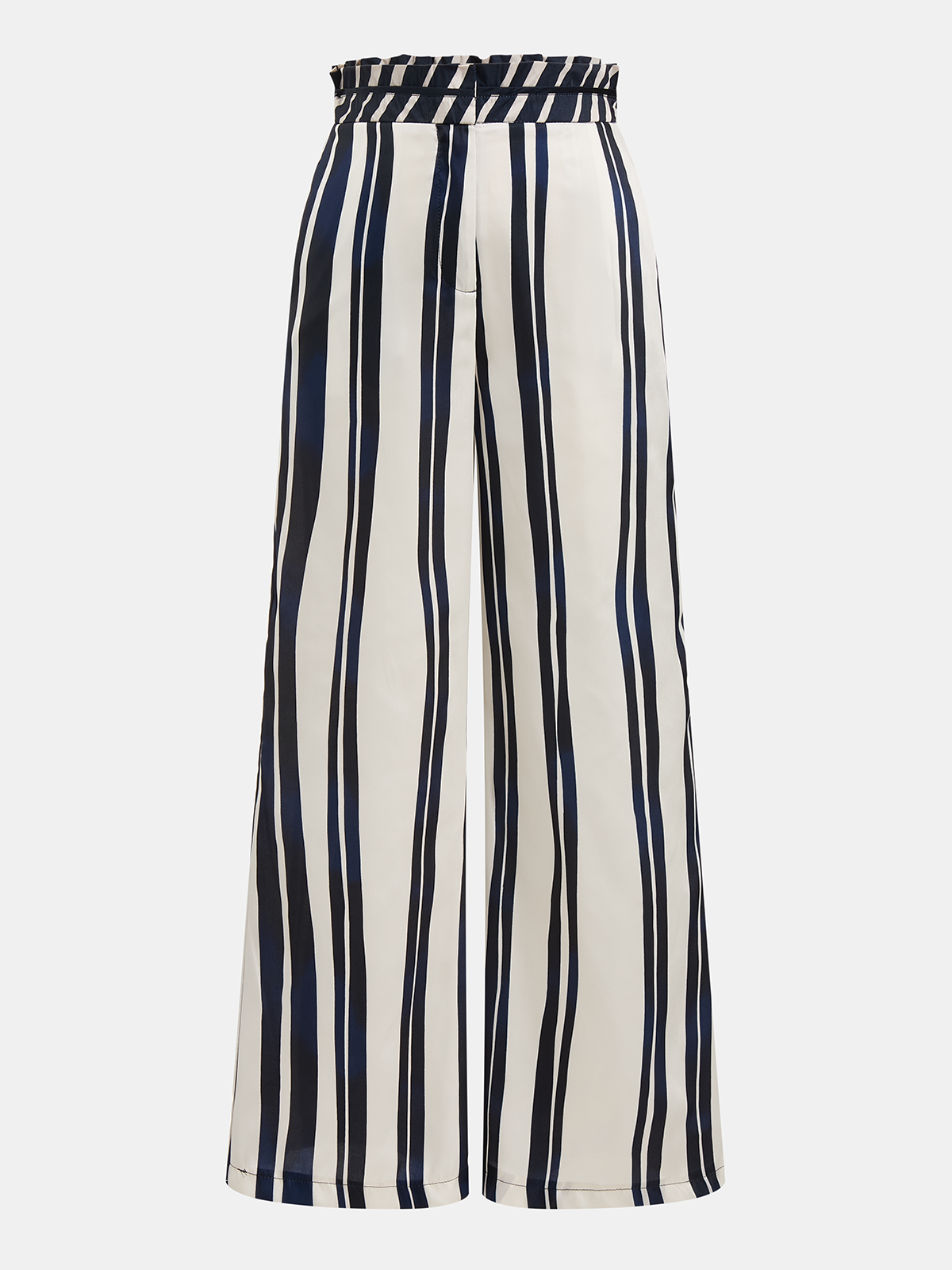 Striped Halter Top & Wide-Leg Pants Set