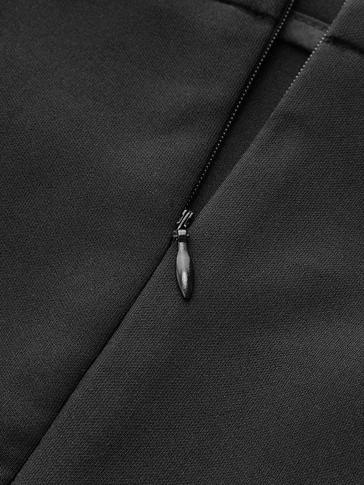 Mini-jupe plissée en métal