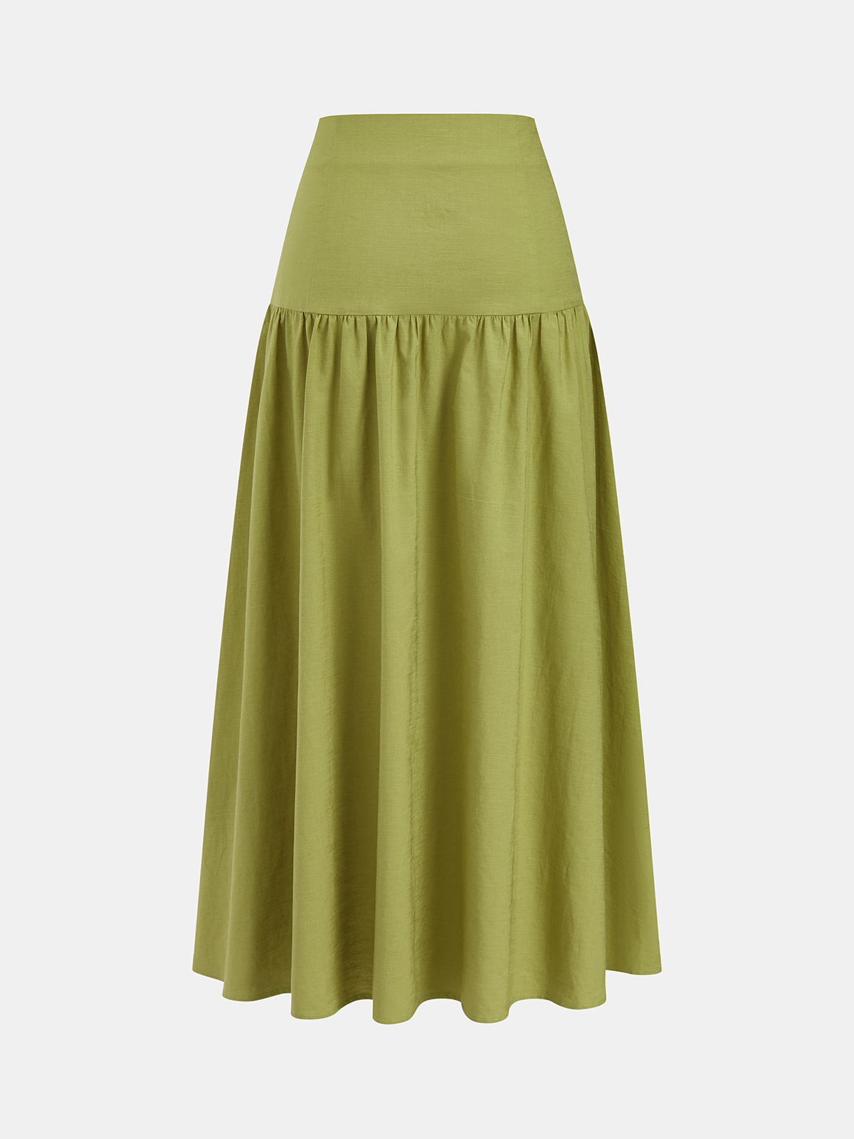 Cotton Linen Halter Twist Top & Skirt Set