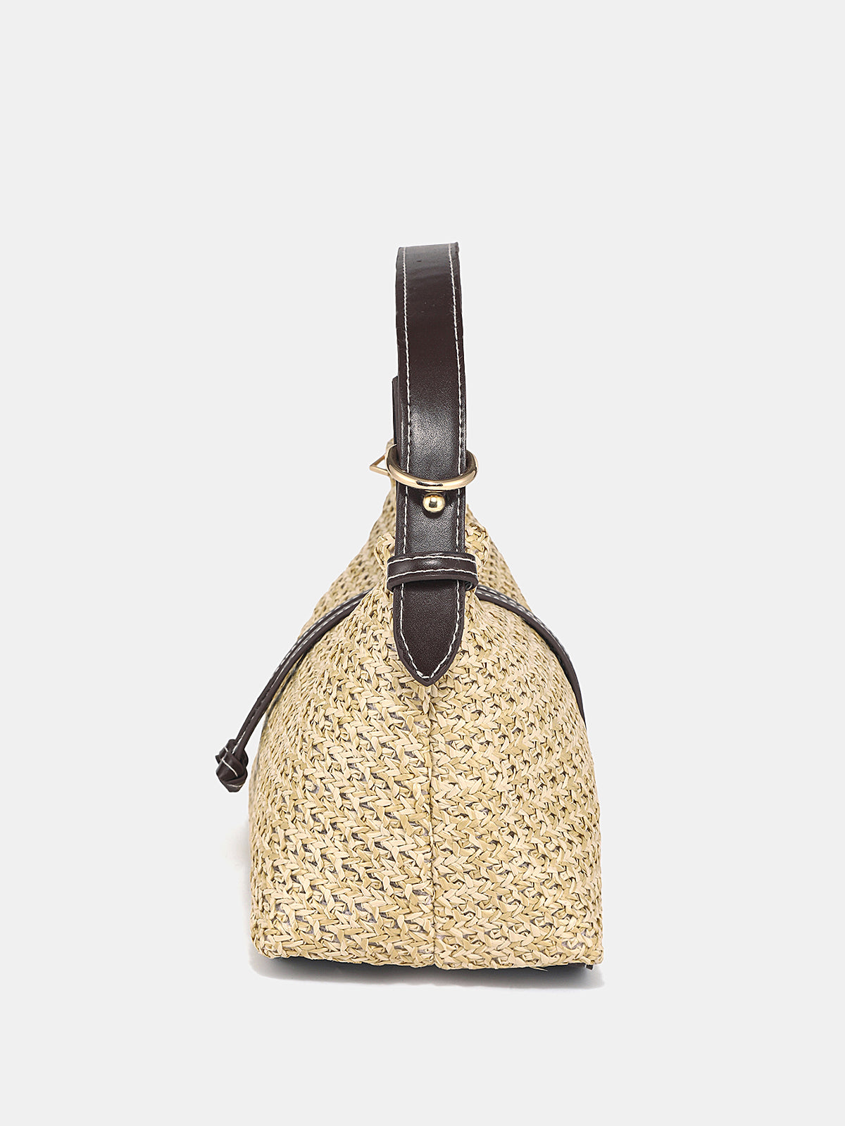 Straw Woven Hobo Handbag