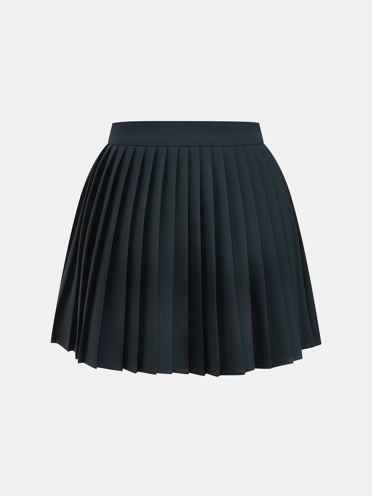 Ensemble Crop Top Manches Courtes & Mini Jupe Plissée