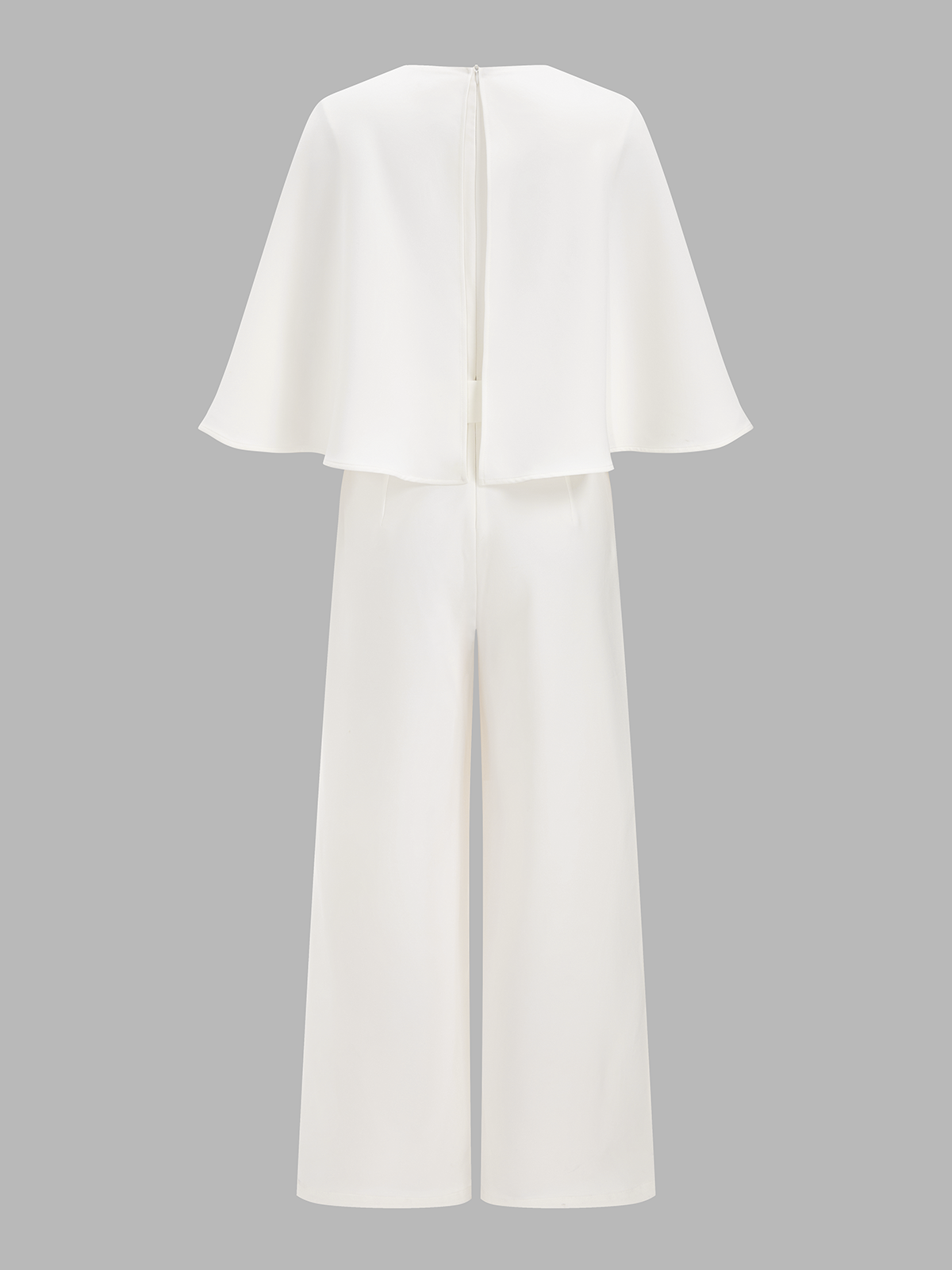 Combinaison pantalon à manches cape, ceinture et jambes larges