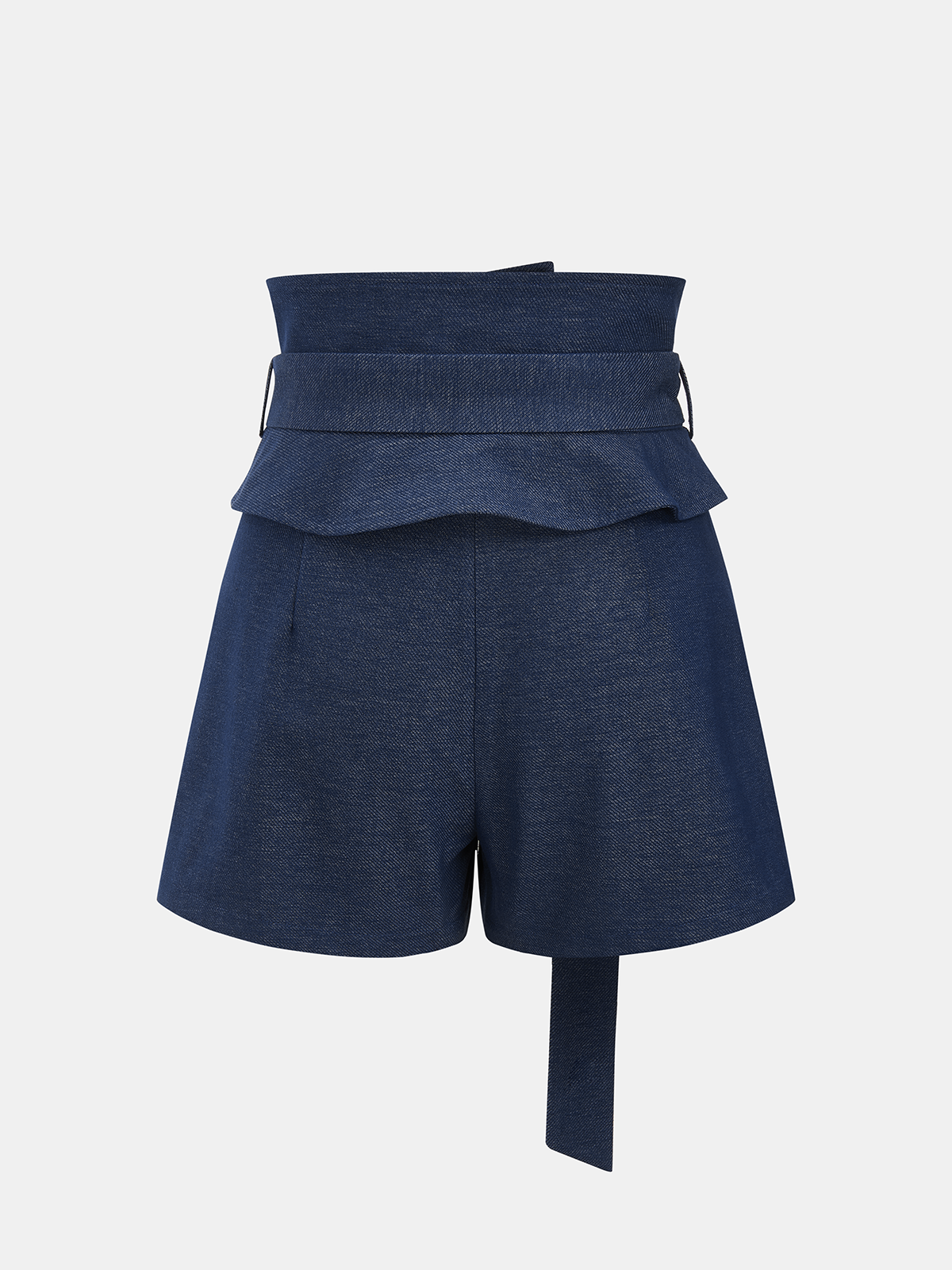 Shorts taille haute ceinturés évasés