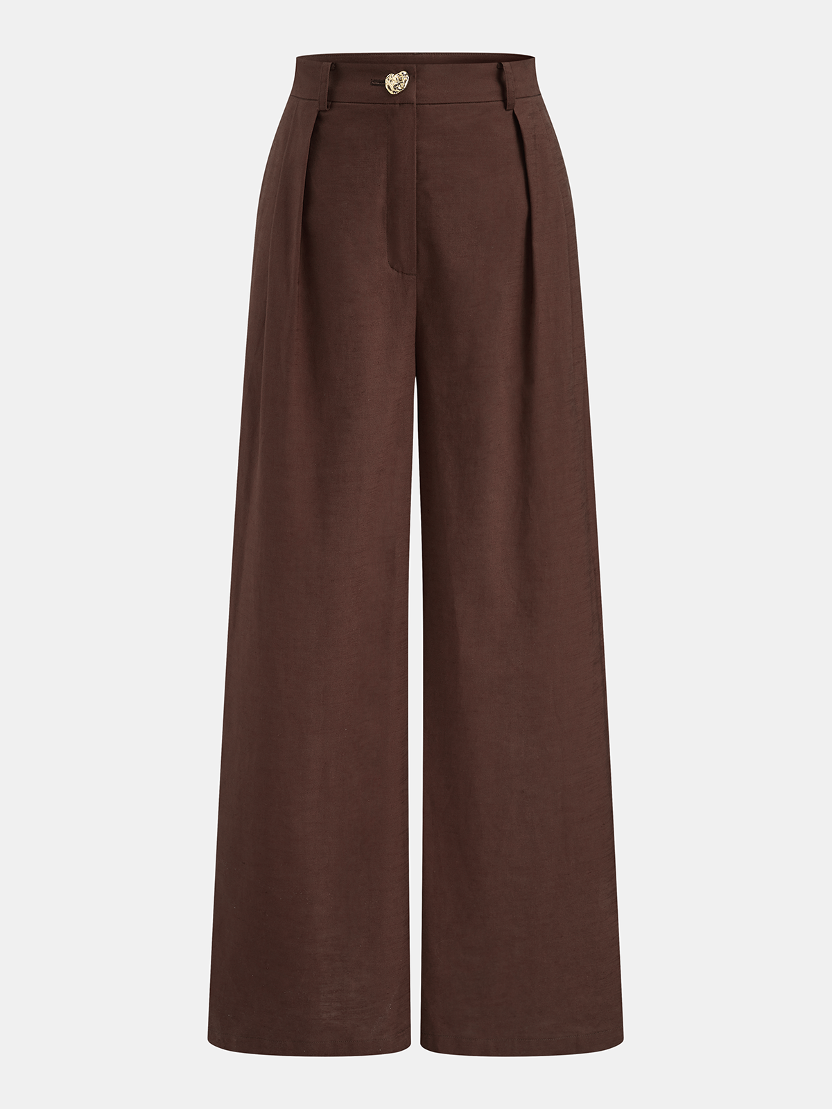 Cotton Linen Halter Buttoned Top & Pants Set