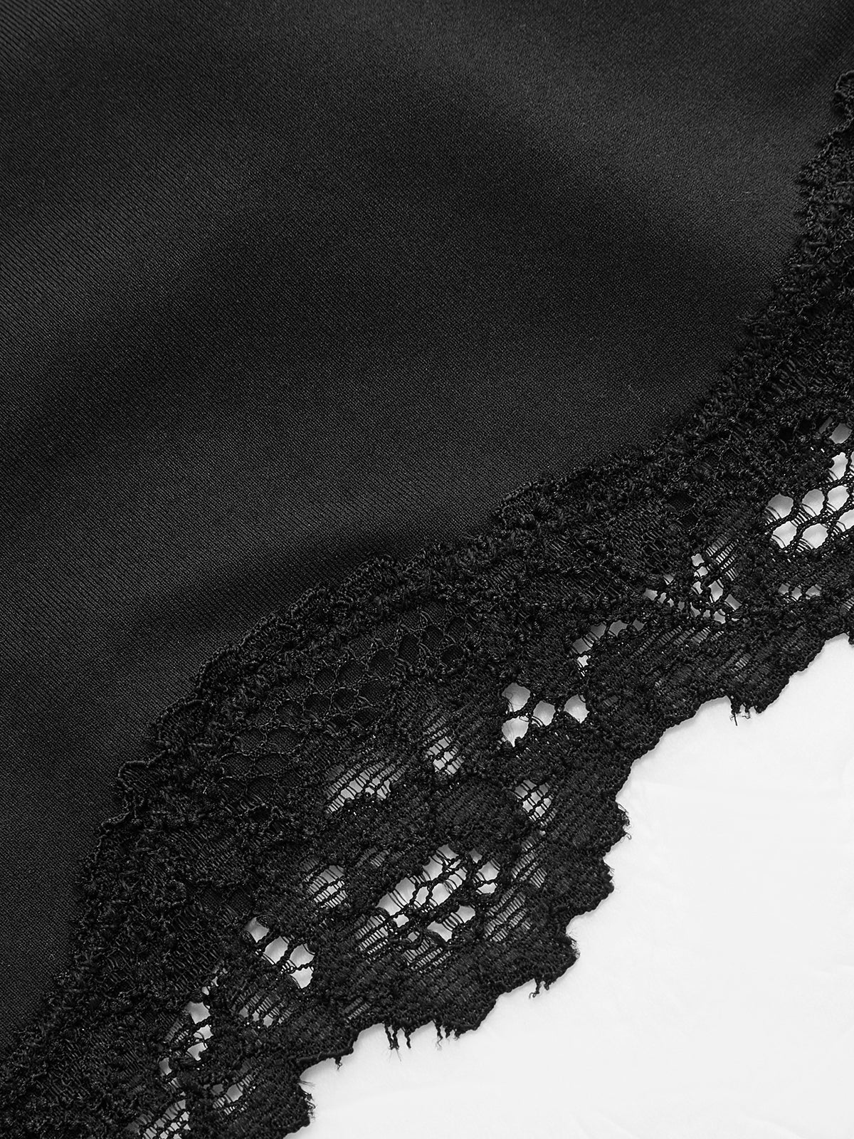 Lace Trim Cropped Cami Top