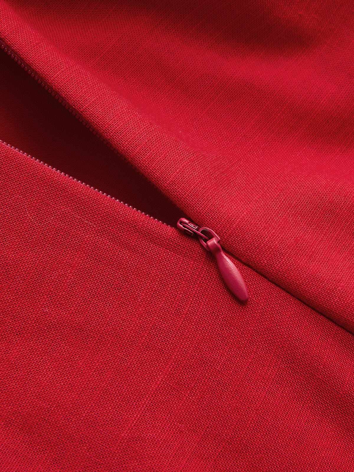 Cotton Linen Cutout Knot Mini Dress