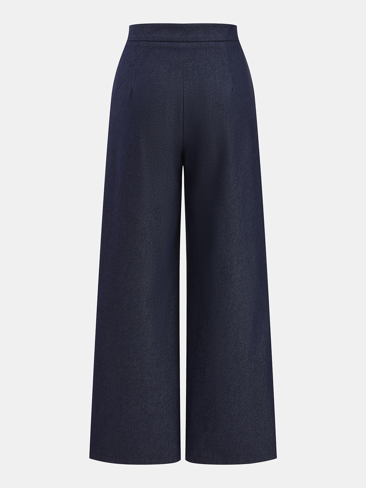 Eyelet Detail Wide Leg Pants