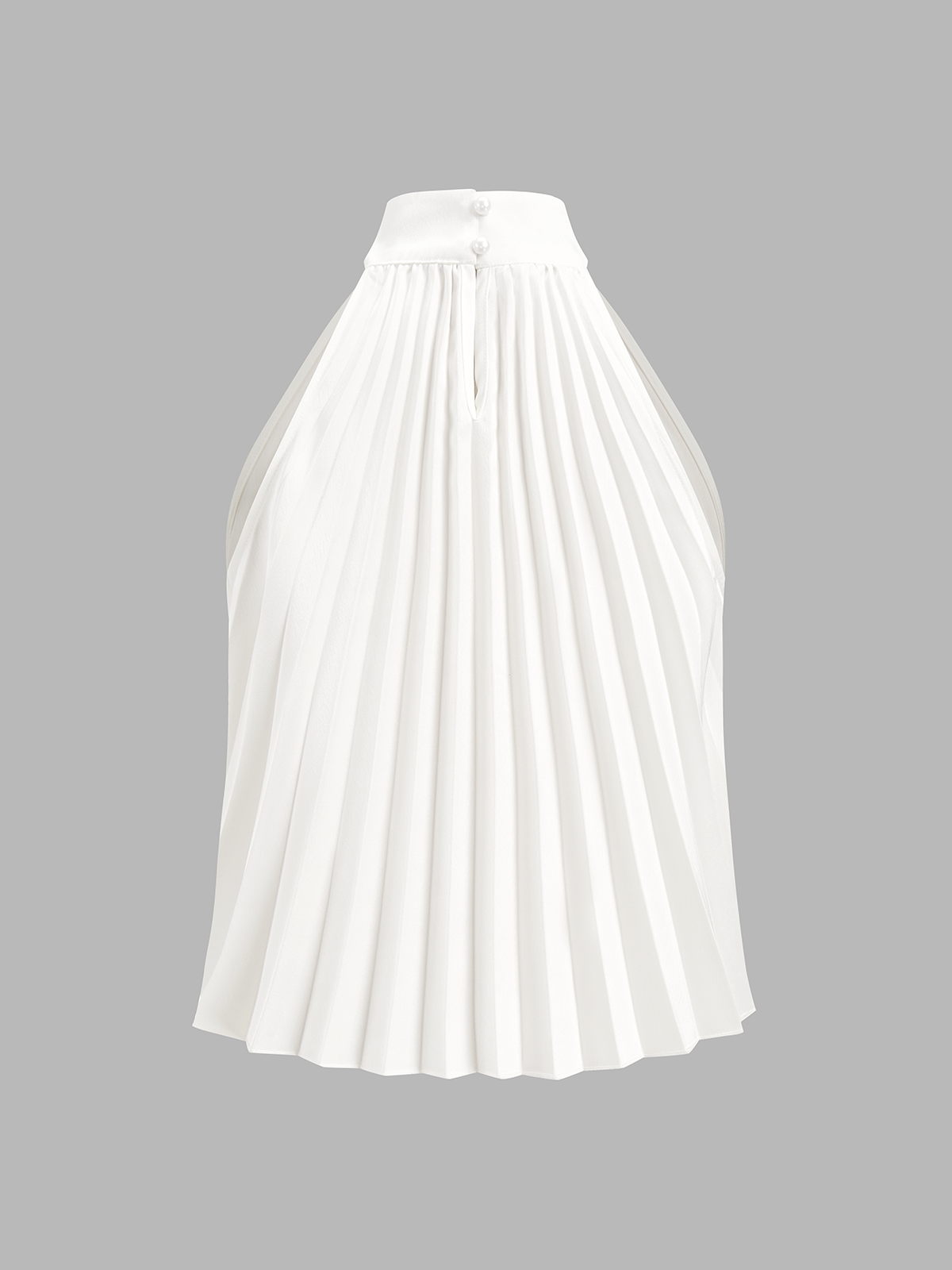 Pleated Halter Top & Shorts Set