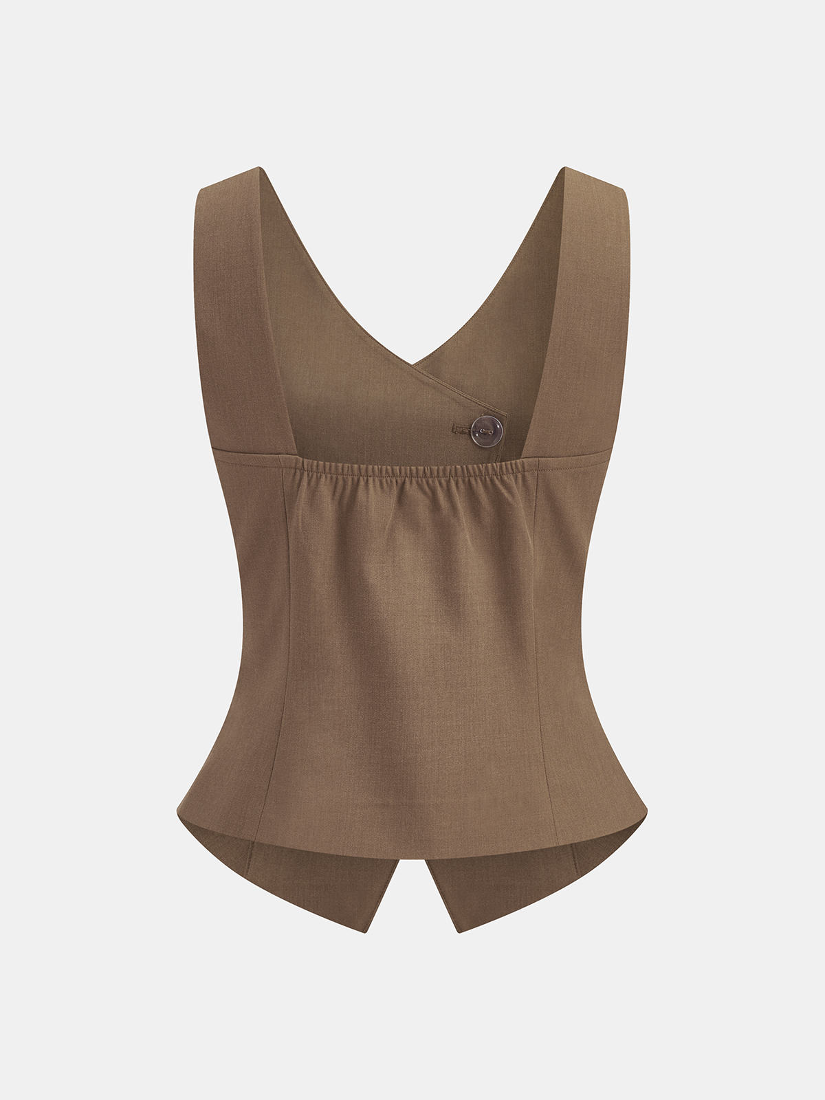 Asymmetrical Tailored Vest & Skort Set