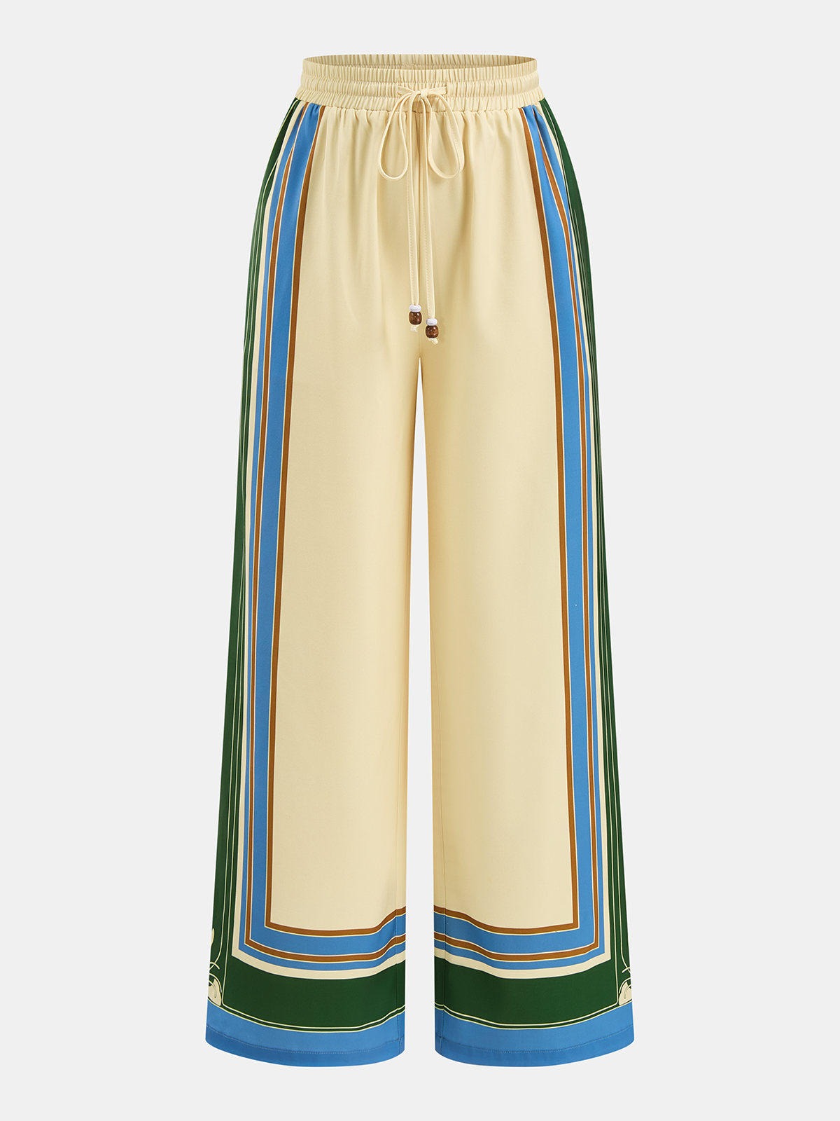 Geometric Print Cami Top & Wide Leg Pants Set