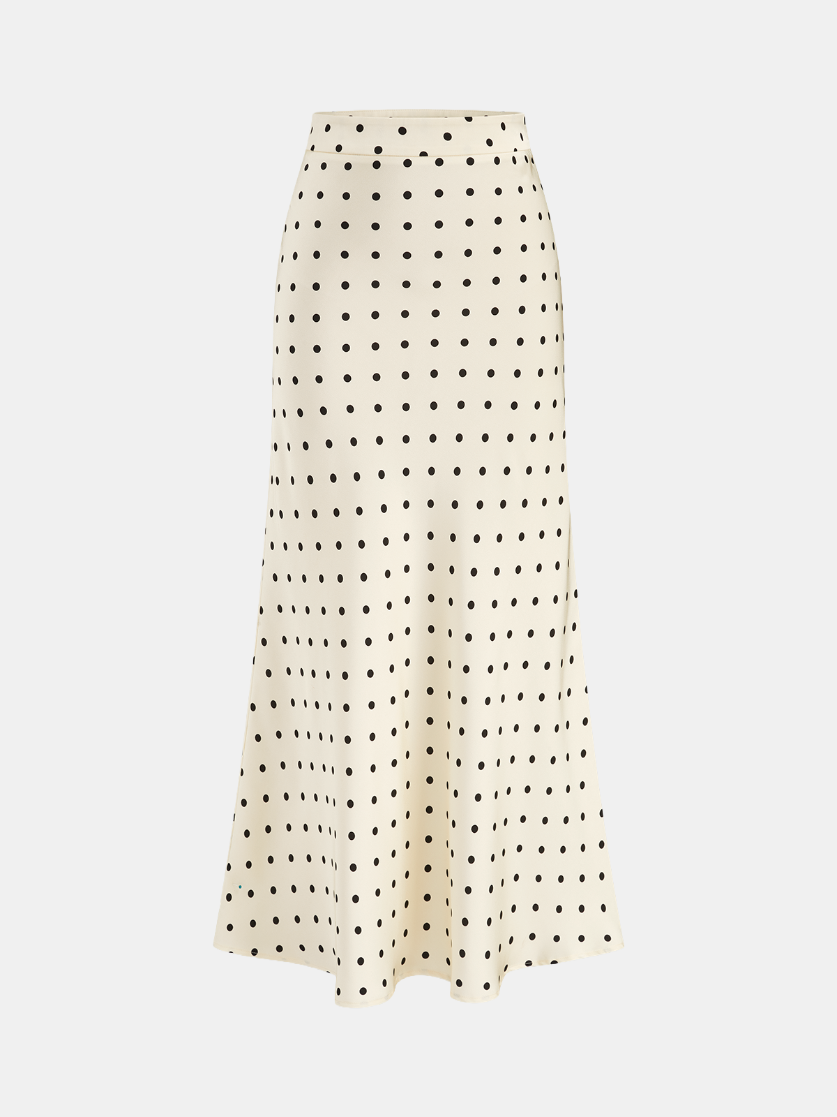 Polka Dot Cowl Neck Top & Maxi Skirt Set