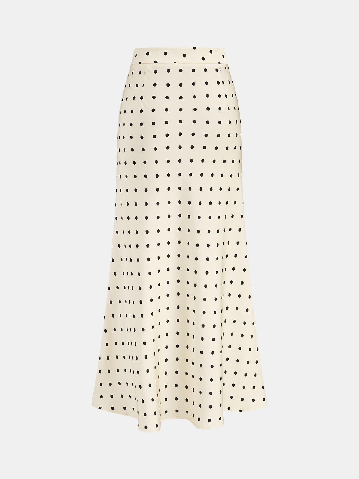 Polka Dot Cowl Neck Top & Maxi Skirt Set