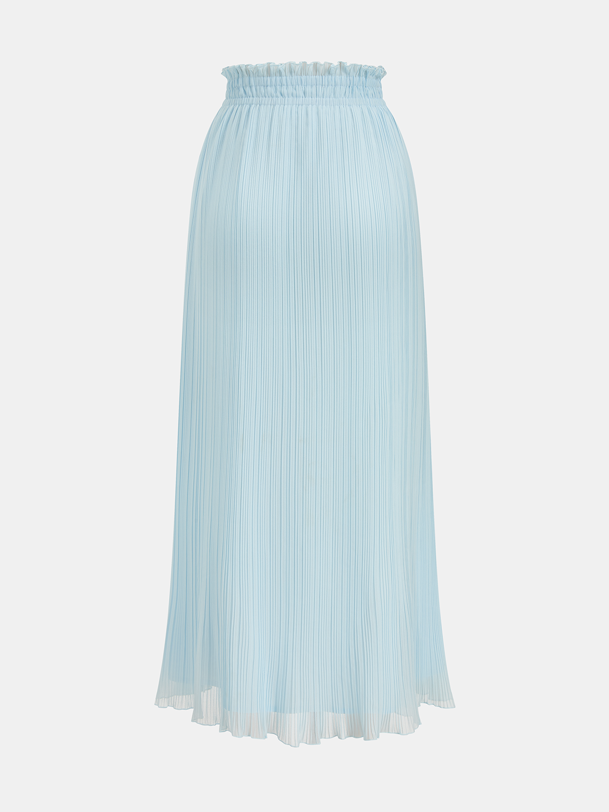 Plissé Halter Crop Top & Maxi Skirt Set