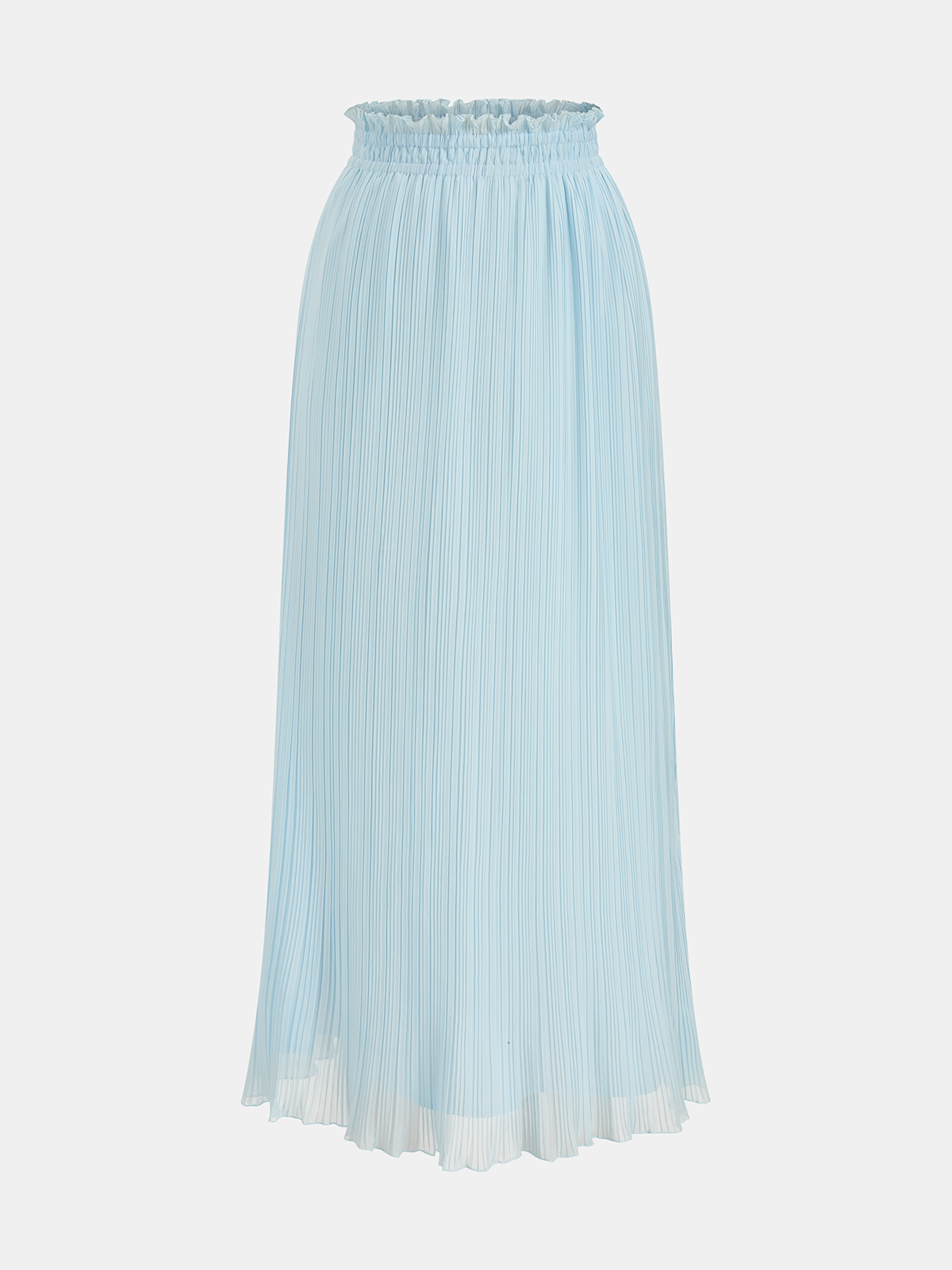 Plissé Halter Crop Top & Maxi Skirt Set