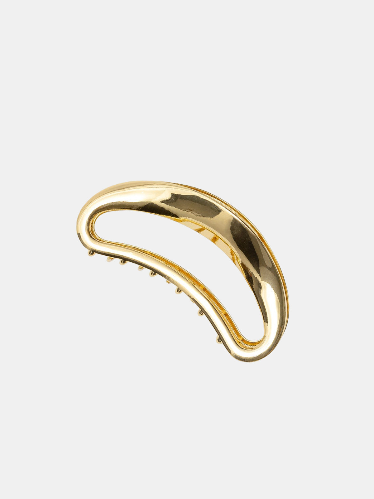 Metal Curved Hollow Out Hair Claw Clip