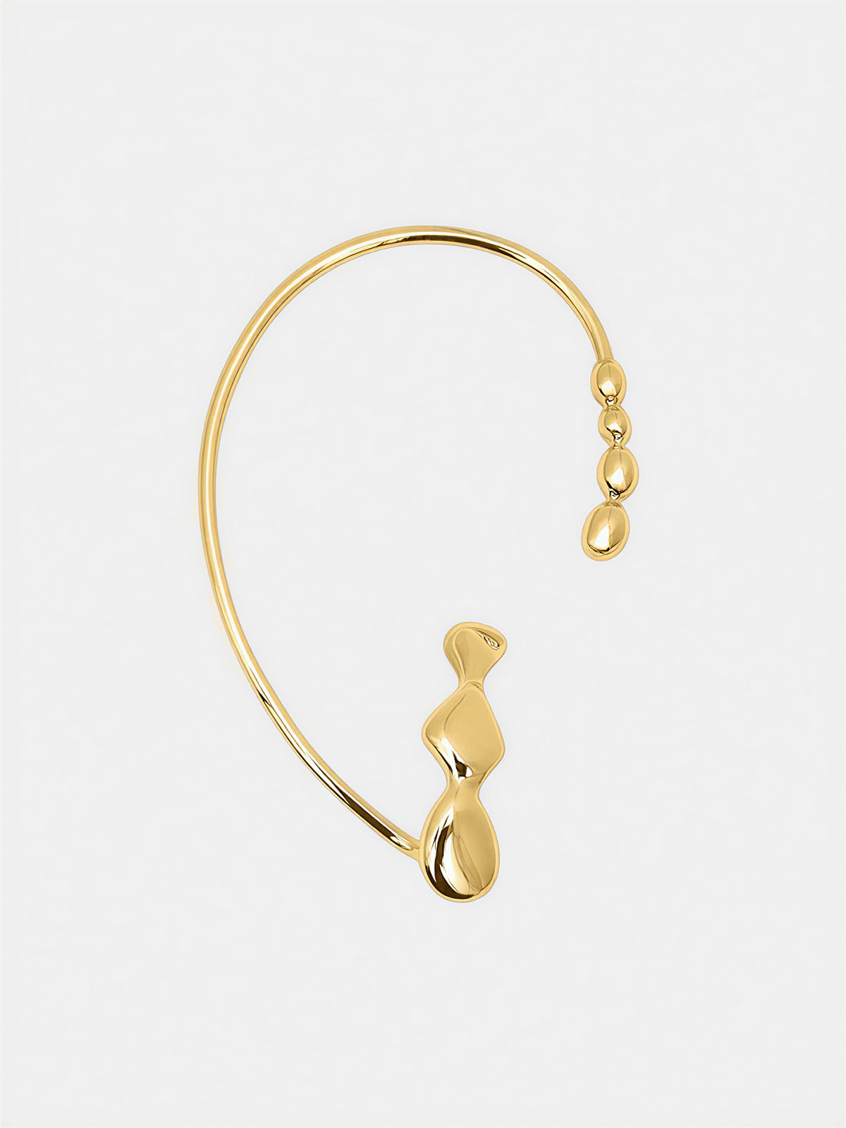 Irregular Metal Left Ear Cuff