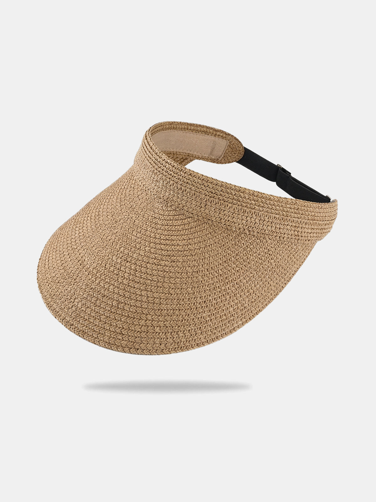 Straw Woven Adjustable Visor Hat