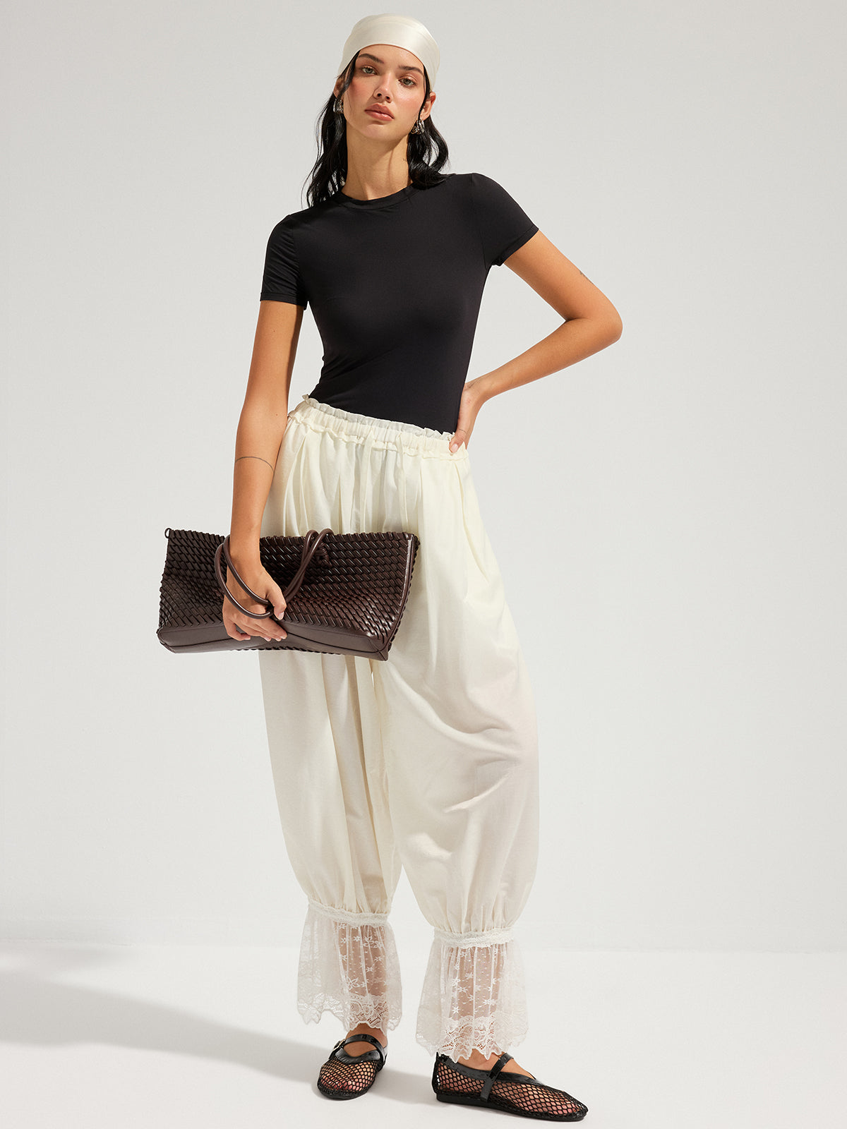 High Stretch Knit Short Sleeve Top