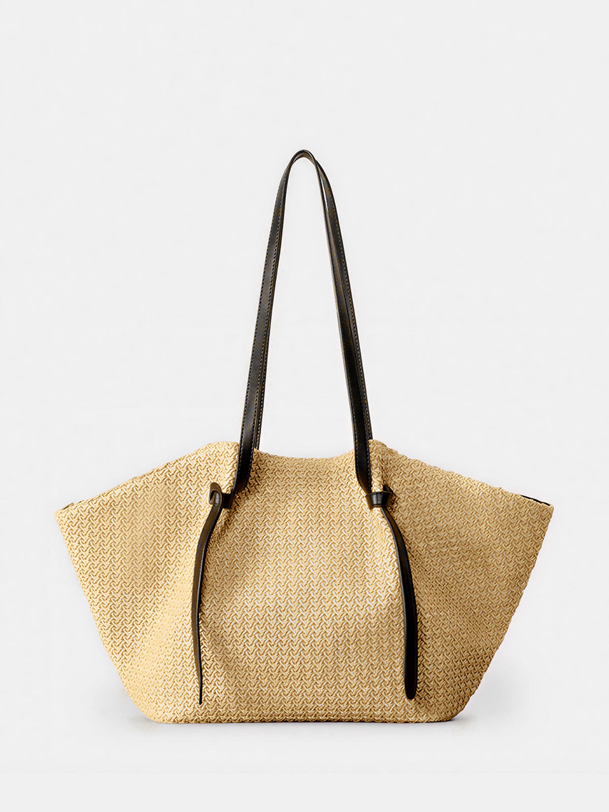 Grand sac fourre-tout en paille tressée