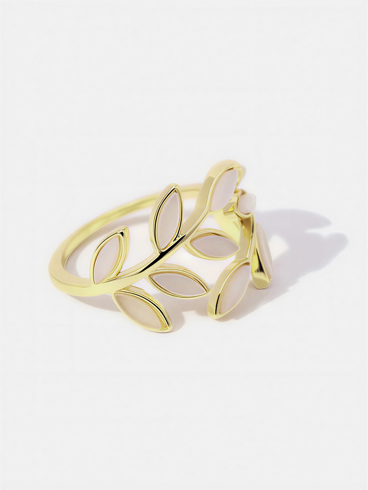 Leaf Branch Open Ring