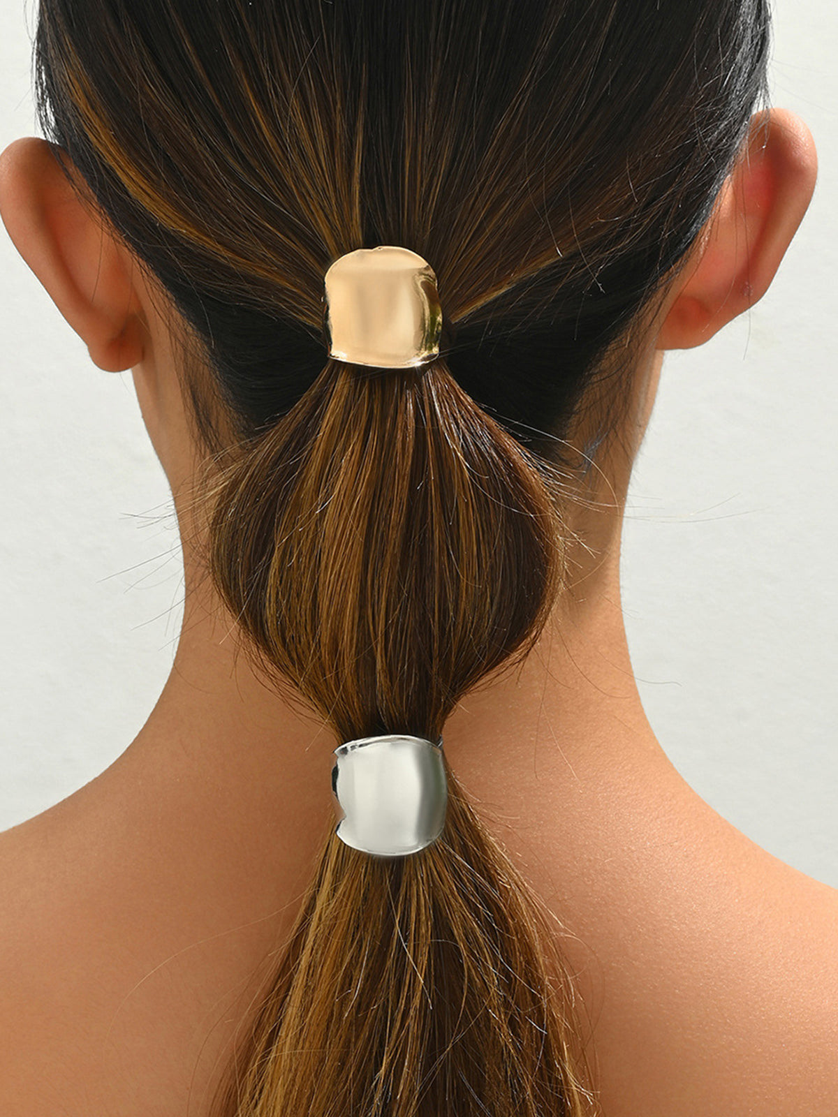 Hammered Dome Ponytail Cuff