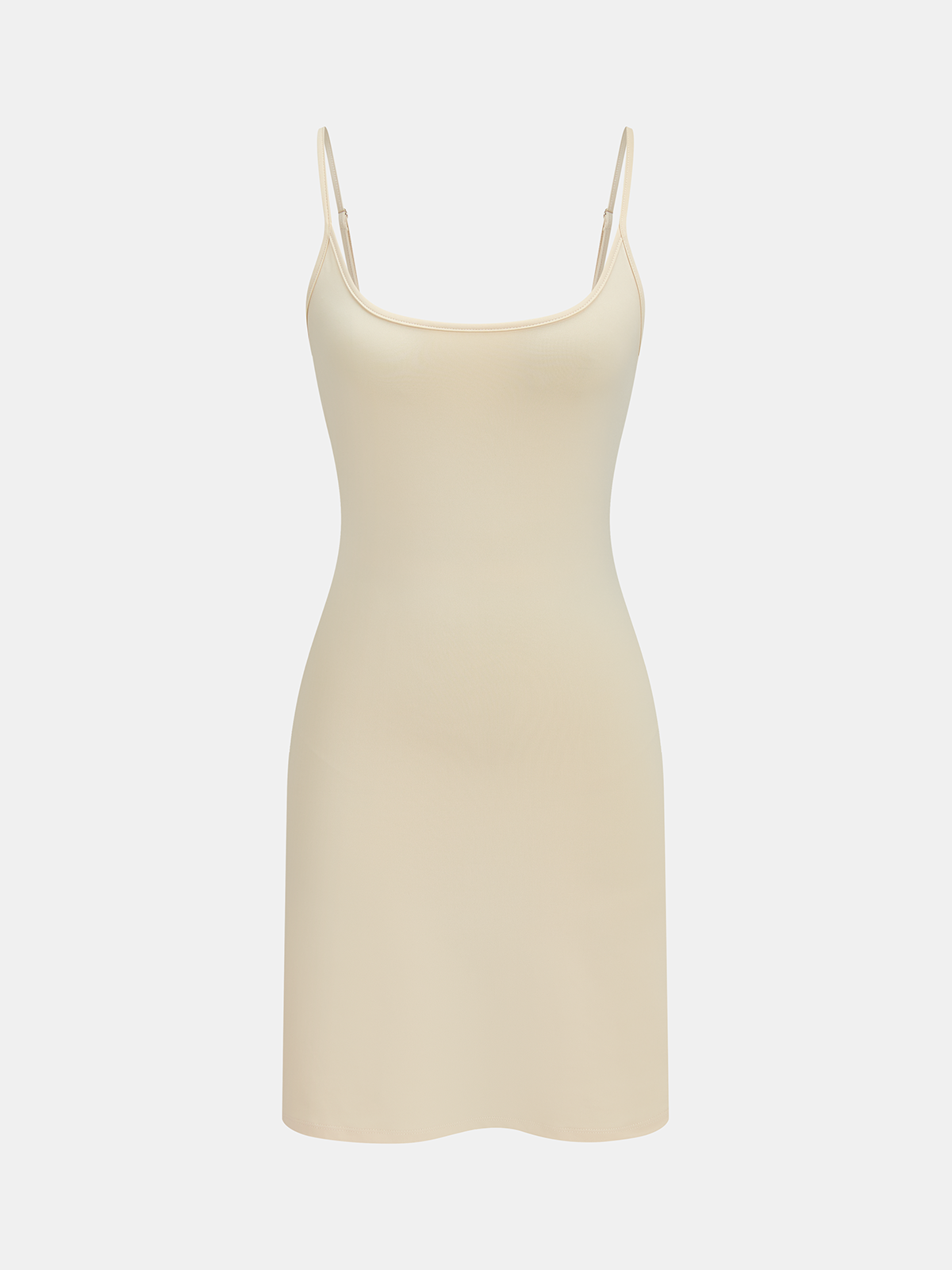 Striped Cowl Neck Dress with Cami Slip