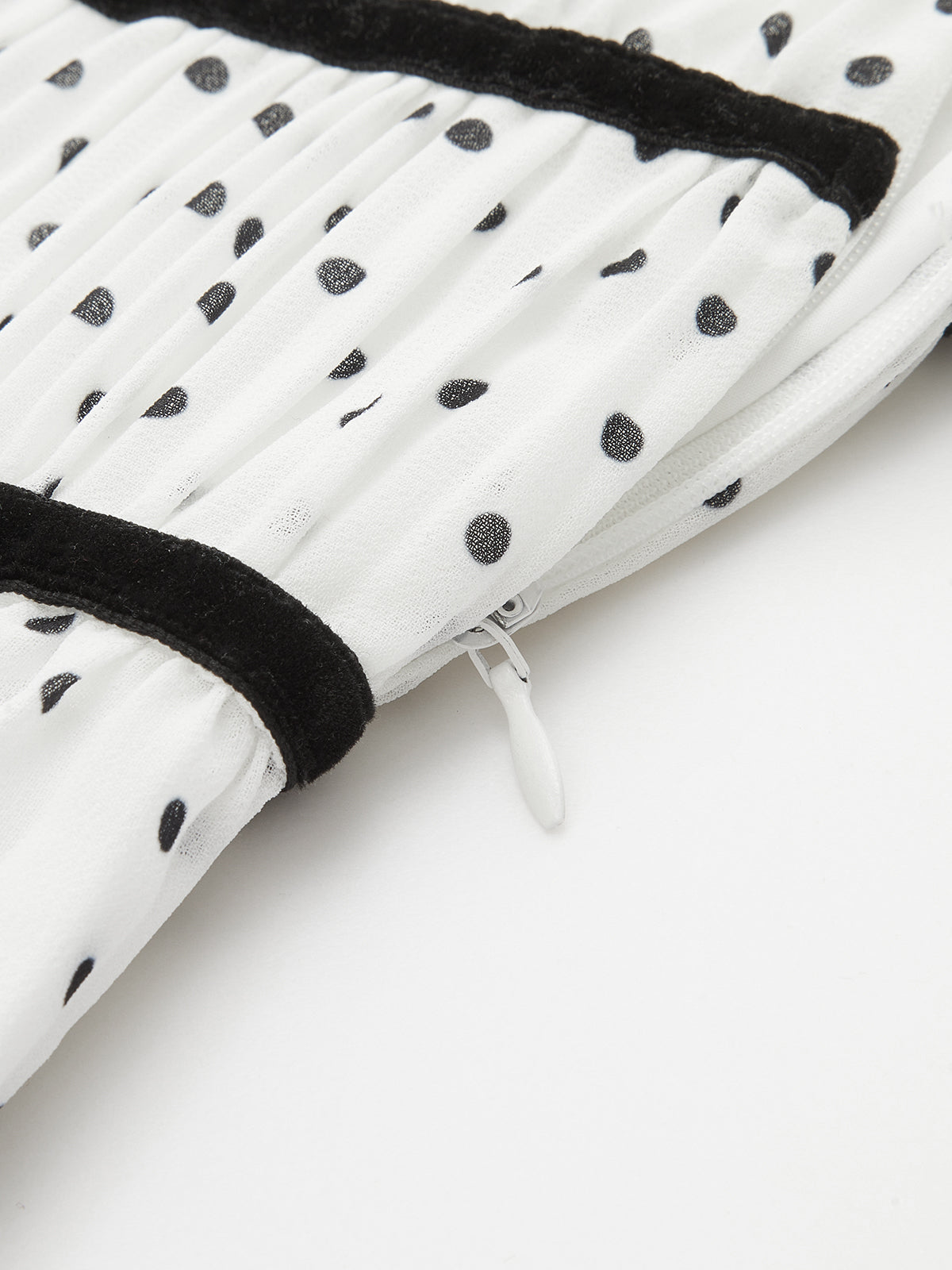 Polka Dot Pleated Cami Maxi Dress