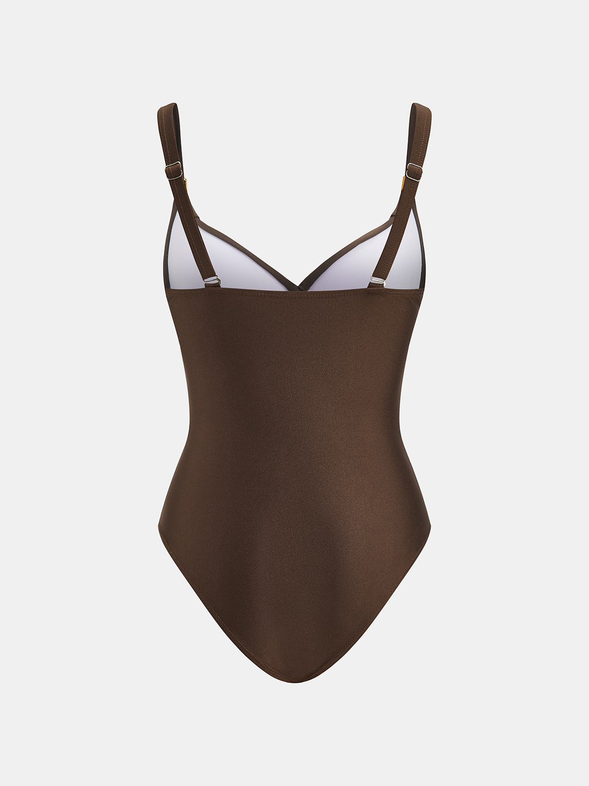 Metal Detail Crisscross One Piece Swimsuit