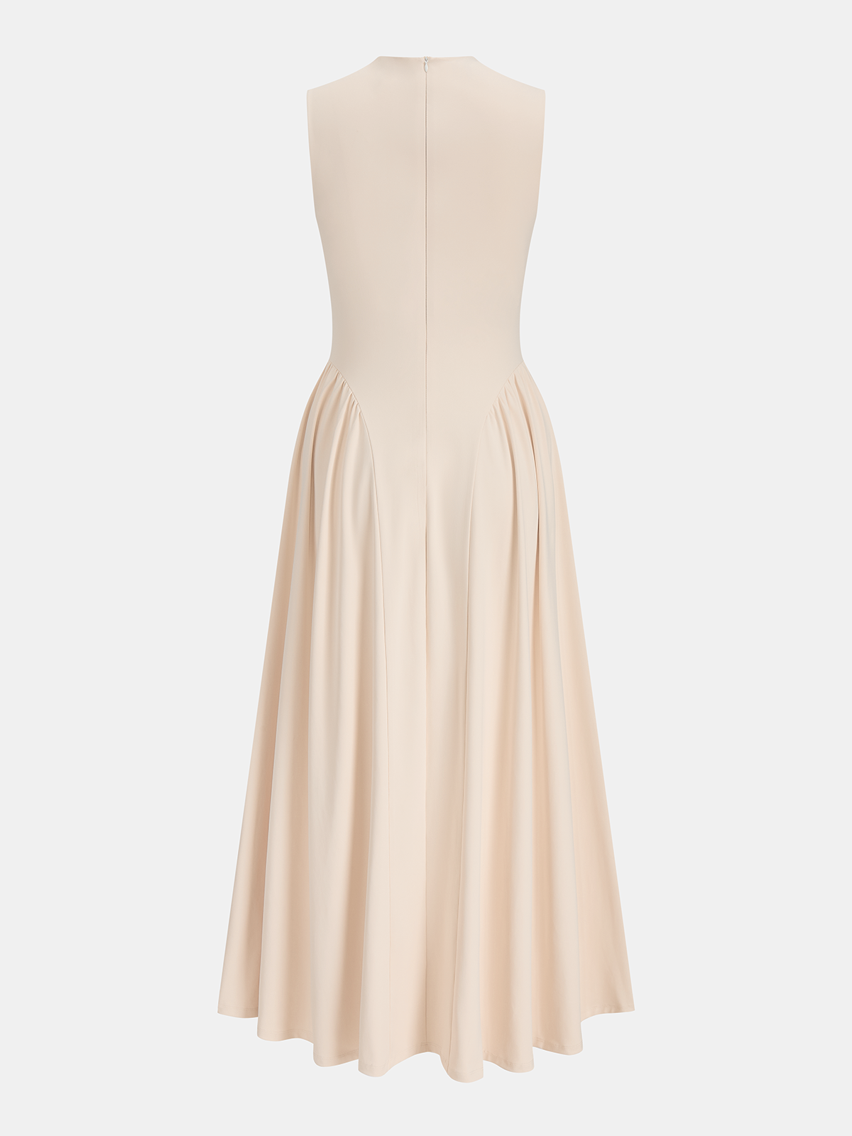Sleeveless A-Line Maxi Dress
