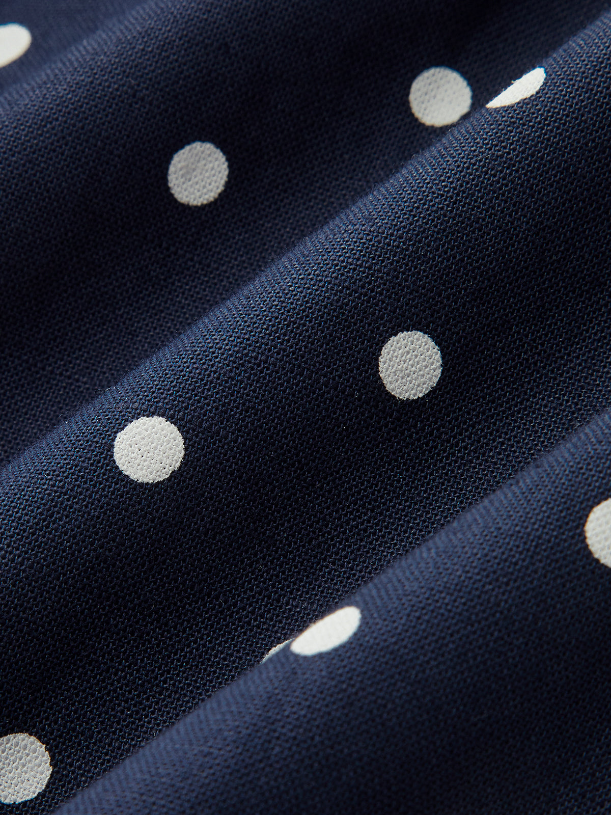 Ensemble top péplum et pantalon à pois en lin mélangé