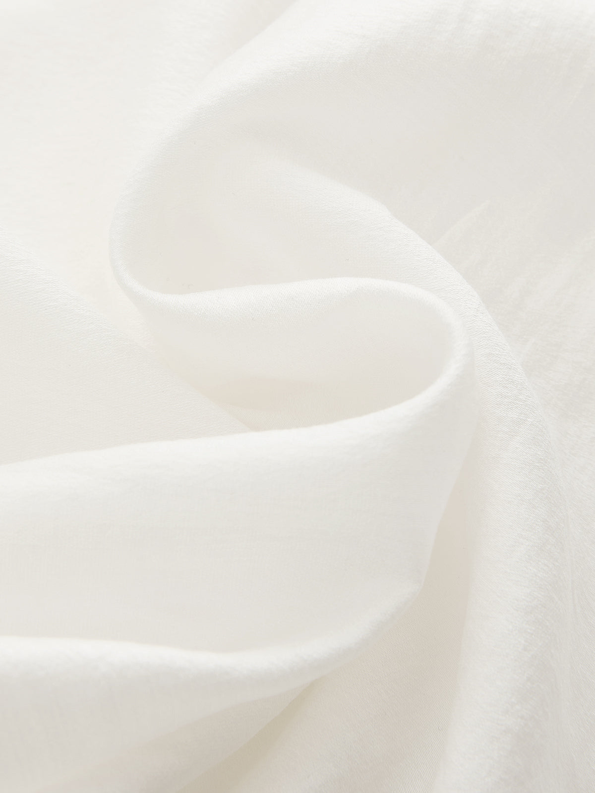 Tencel-Blend Asymmetric Flowy Blouse