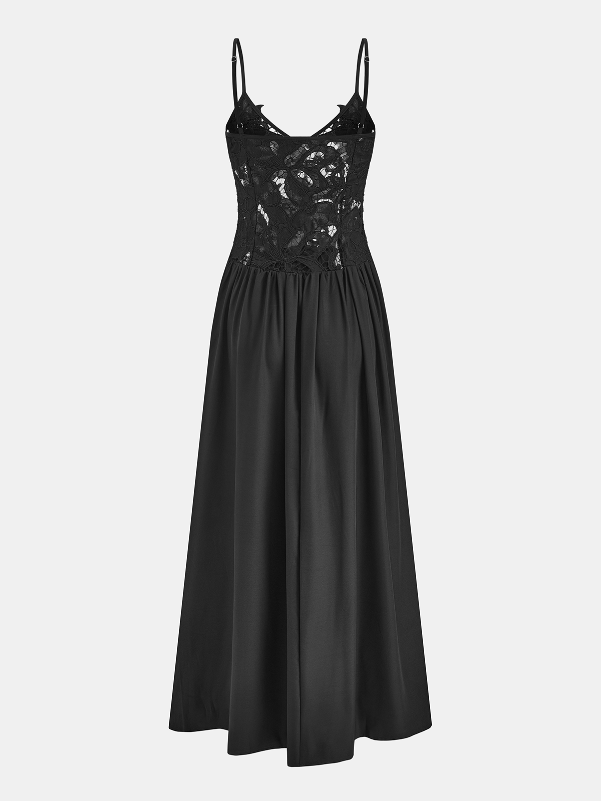 Maxikleid aus 3D-Blütenspitze
