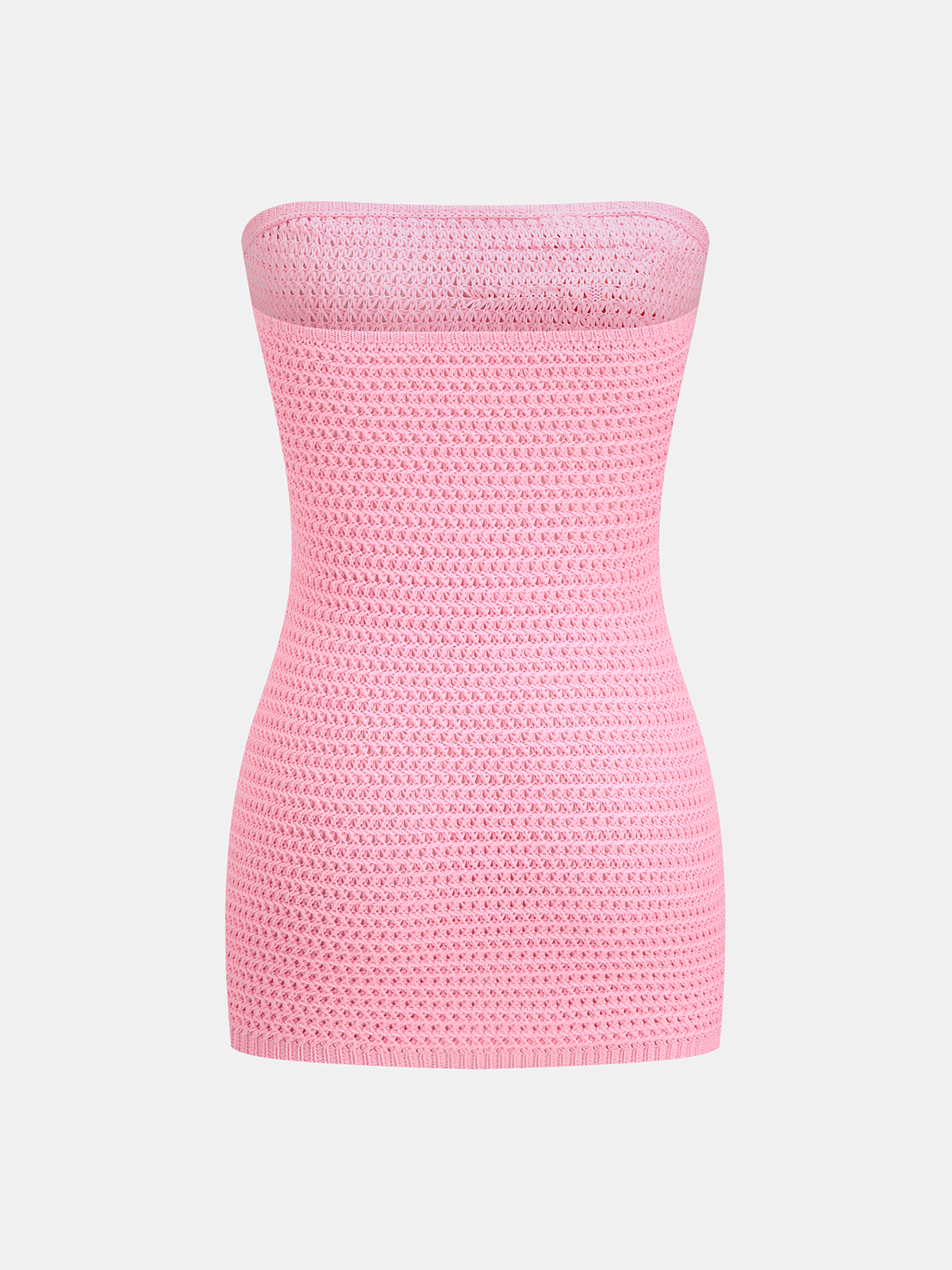 Starfish Crochet Strapless Mini Dress