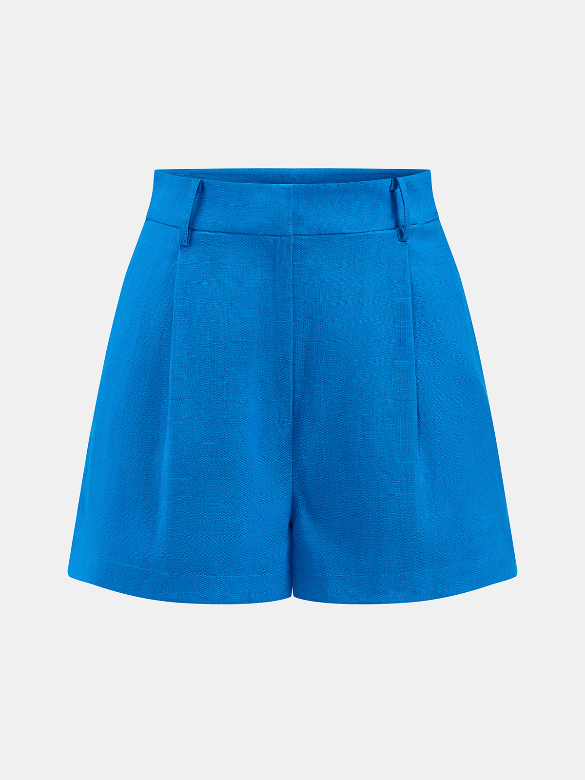 Sleeveless Blazer Vest & Pleated Shorts Set