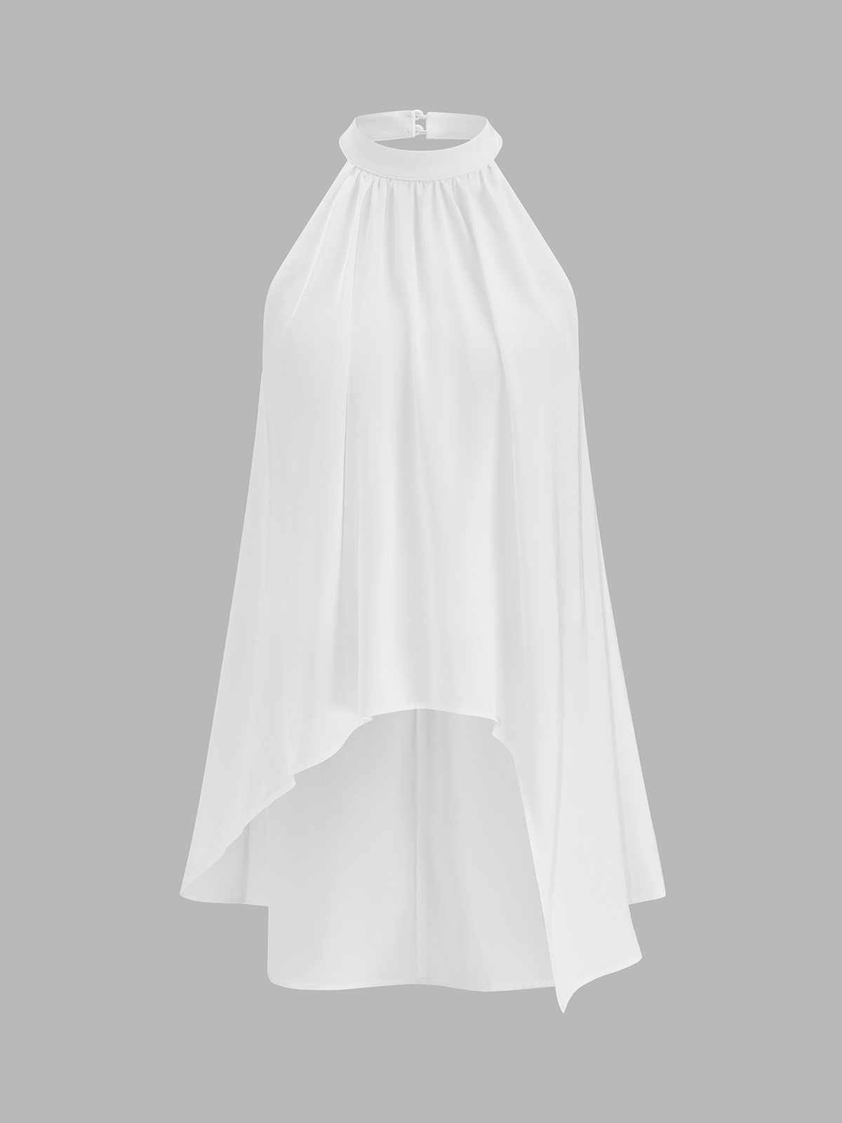 Halter Asymmetric Hem Top & Pants Set