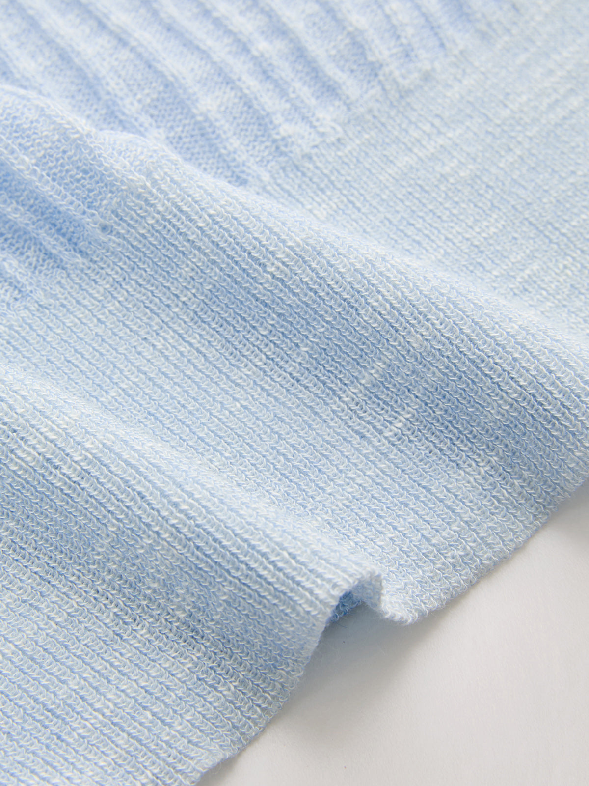 Semi-Sheer Boat Neck Ribbed Knit Top
