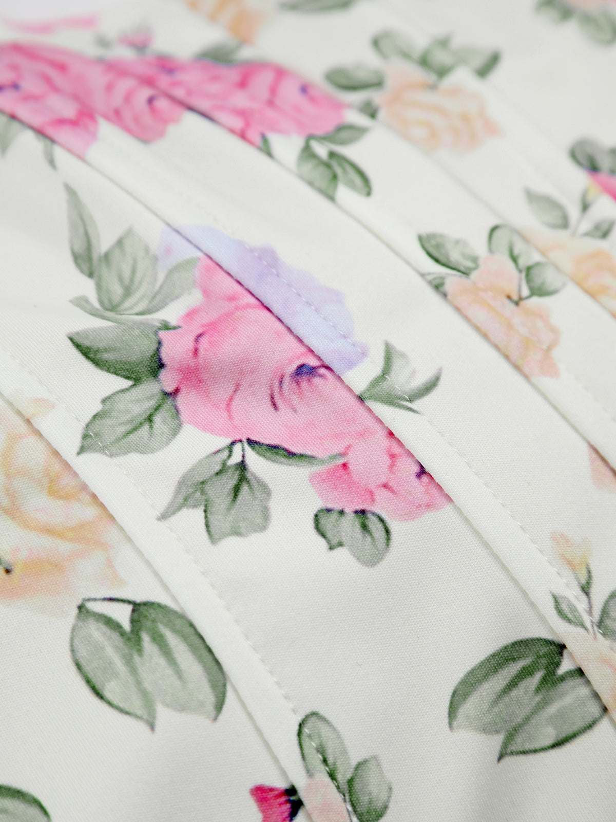 Corset à décolleté en forme de cœur fleuri 