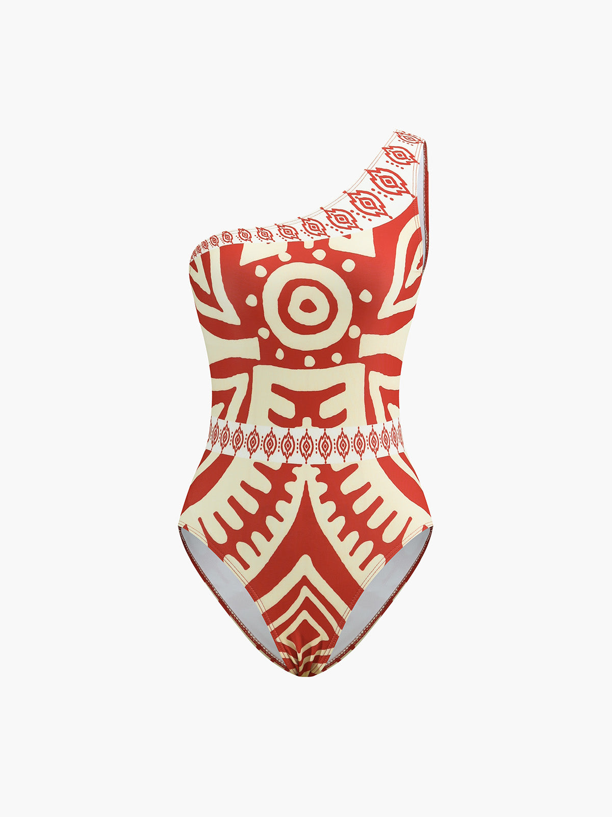 Badeanzug mit tropischem Print 