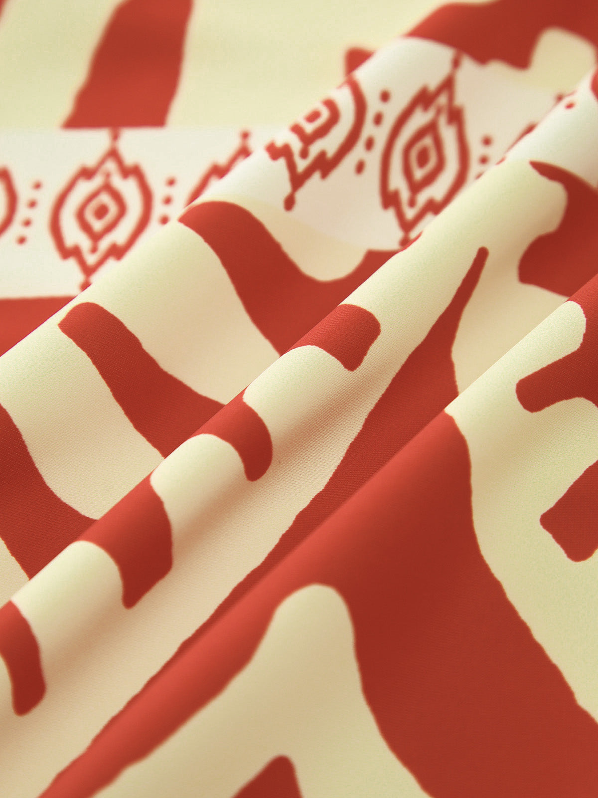 Badeanzug mit tropischem Print 