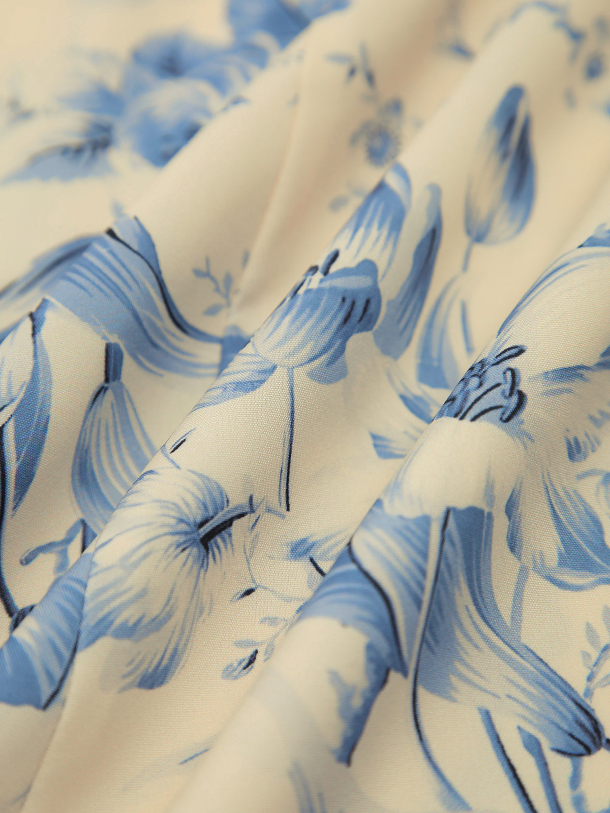 Robe longue dos nu à lacets et imprimé floral 