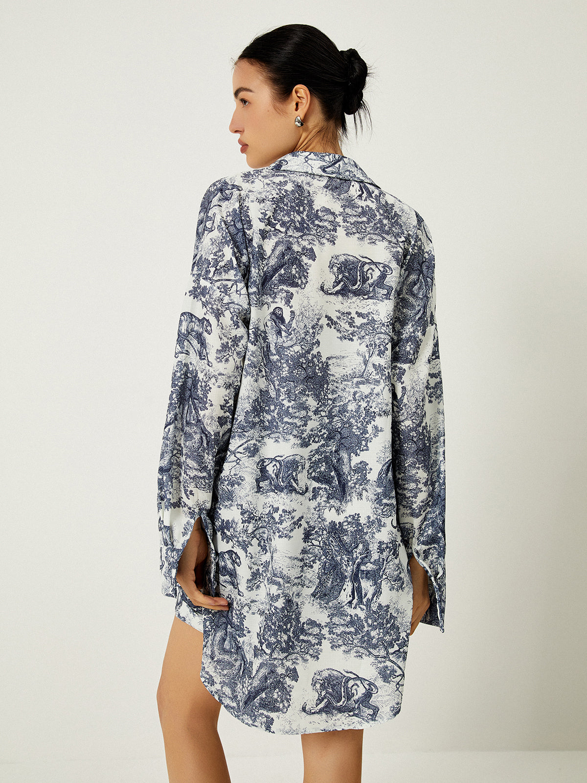 Ensemble short trois pièces à imprimé floral 