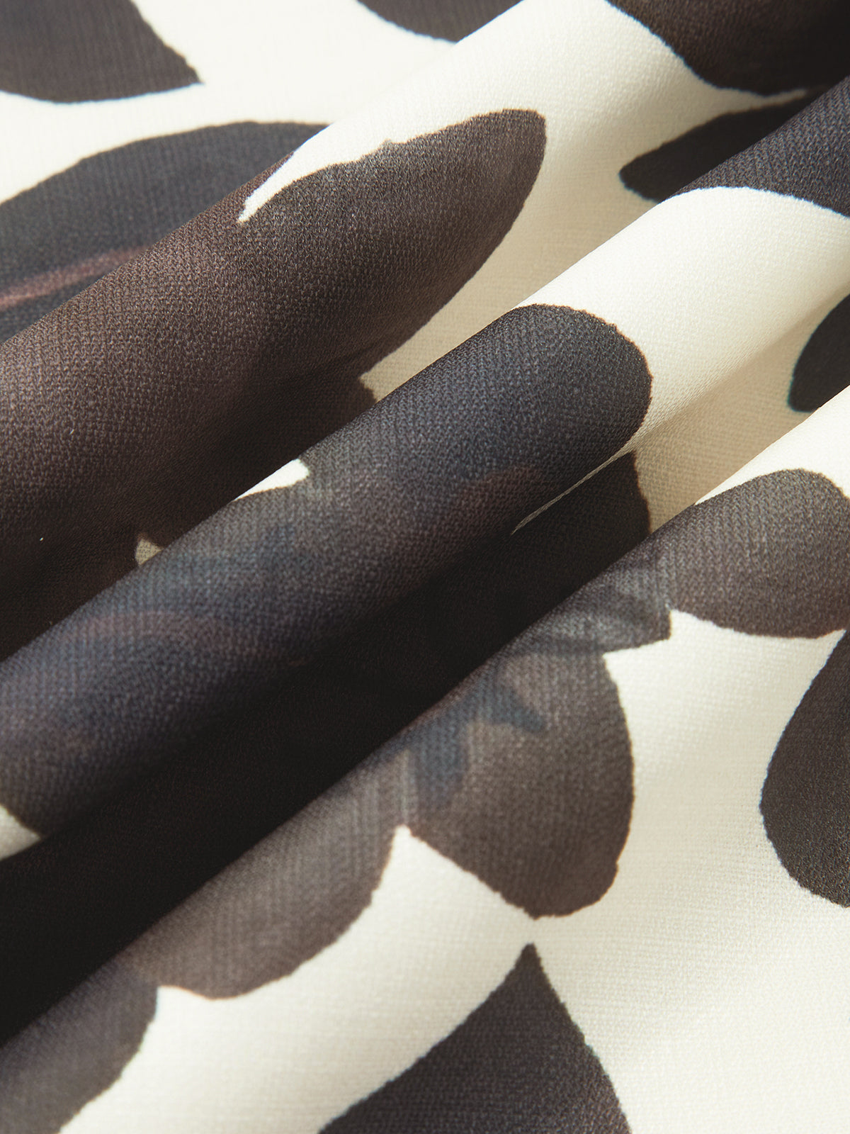 Robe imprimée dos nu fendue et zippée