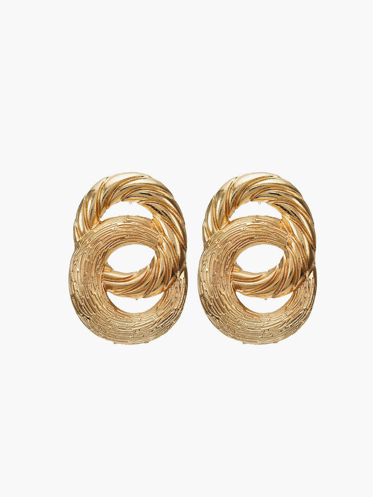 Vintage Kreuz-Ohrhänger 