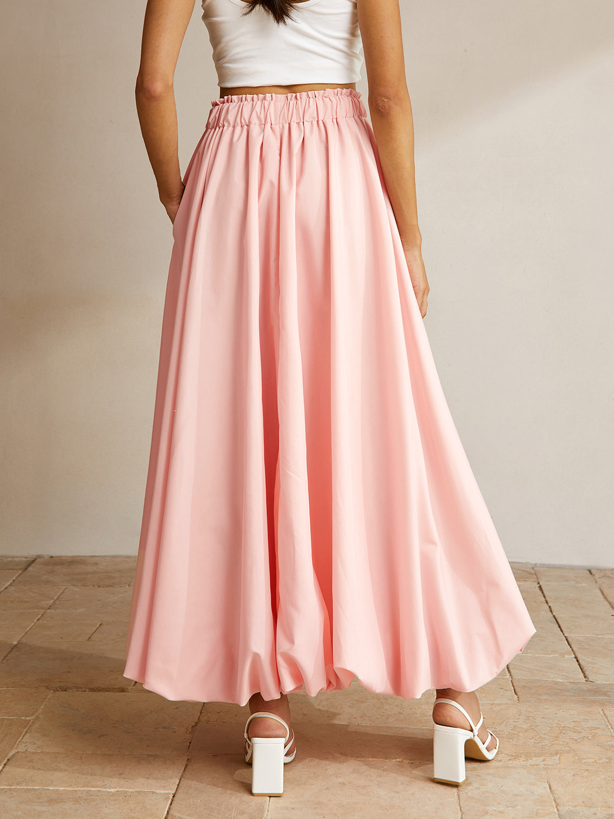 Maxirock mit elastischem Bund 